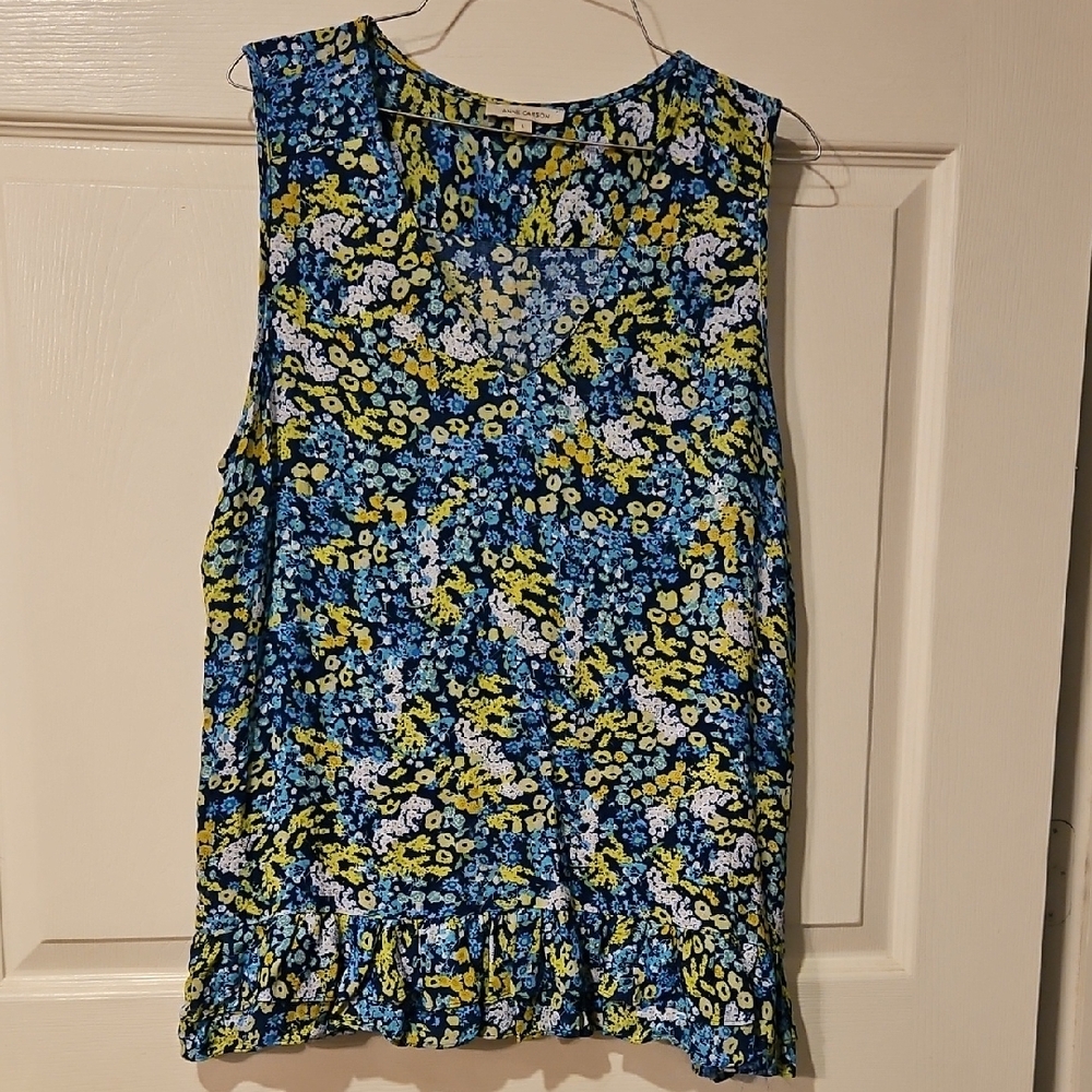 Anne Carson Floral Patterned Blouse